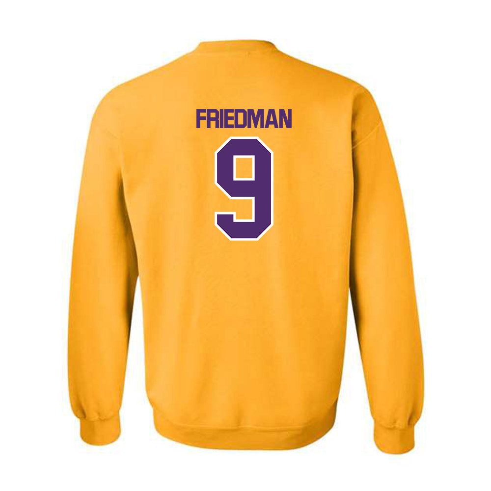 Alcorn - NCAA Baseball : Asher Friedman - Classic Shersey Crewneck Sweatshirt-1