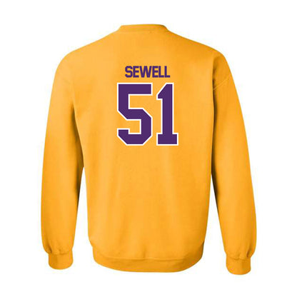 Alcorn - NCAA Football : Landen Sewell - Classic Shersey Crewneck Sweatshirt-1