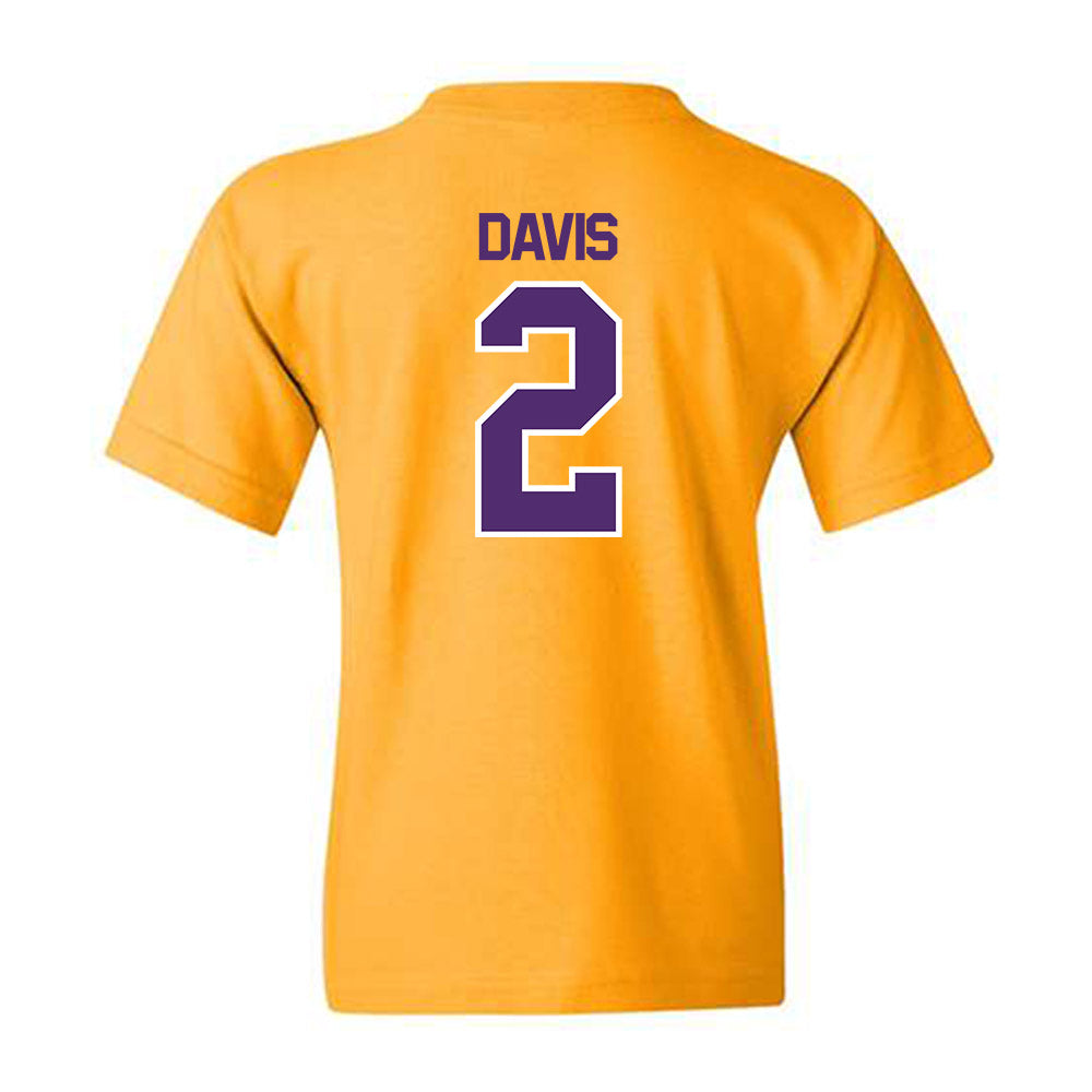 Alcorn - NCAA Baseball : Kanious Davis - Classic Shersey Youth T-Shirt-1