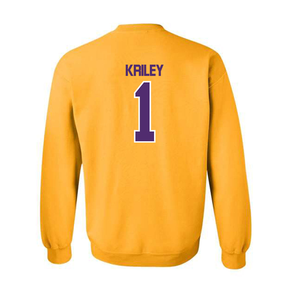 Alcorn - NCAA Baseball : Devin Kriley - Classic Shersey Crewneck Sweatshirt-1