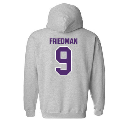 Alcorn - NCAA Baseball : Asher Friedman - Classic Shersey Hooded Sweatshirt-1