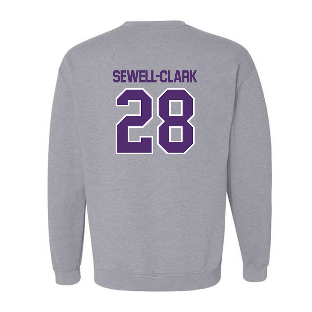 Alcorn - NCAA Football : JaCorian Sewell-Clark - Classic Shersey Crewneck Sweatshirt-1