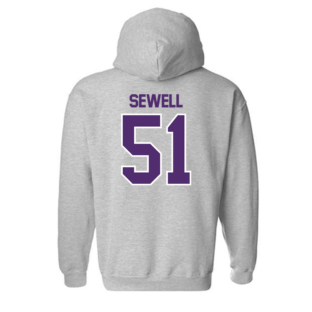 Alcorn - NCAA Football : Landen Sewell - Classic Shersey Hooded Sweatshirt-1
