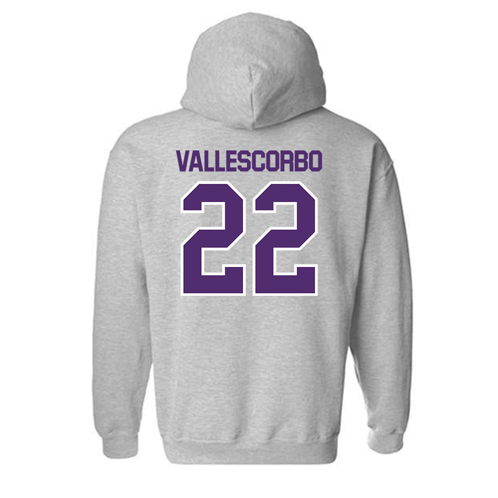 Alcorn - NCAA Baseball : Adrian Vallescorbo - Classic Shersey Hooded Sweatshirt-1