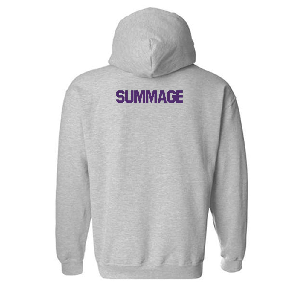 Alcorn - NCAA Men's Track & Field : Preston Summage - Classic Shersey Hooded Sweatshirt-1