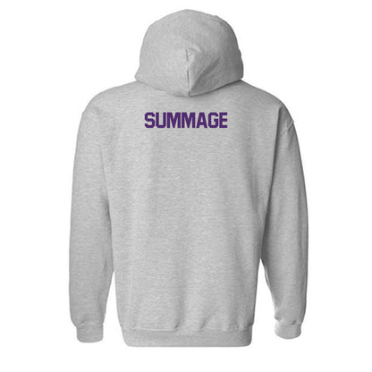 Alcorn - NCAA Men's Track & Field : Preston Summage - Classic Shersey Hooded Sweatshirt-1