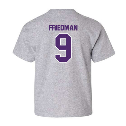 Alcorn - NCAA Baseball : Asher Friedman - Classic Shersey Youth T-Shirt-1
