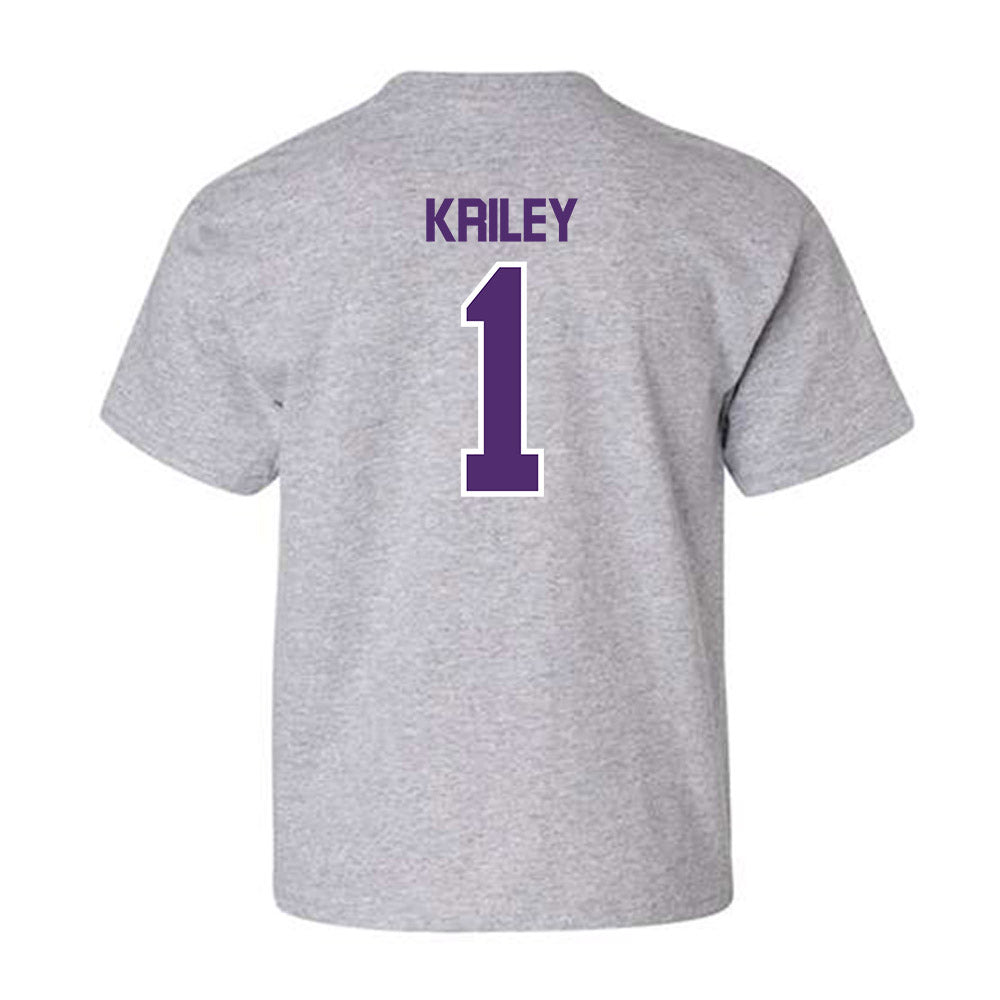 Alcorn - NCAA Baseball : Devin Kriley - Classic Shersey Youth T-Shirt-1