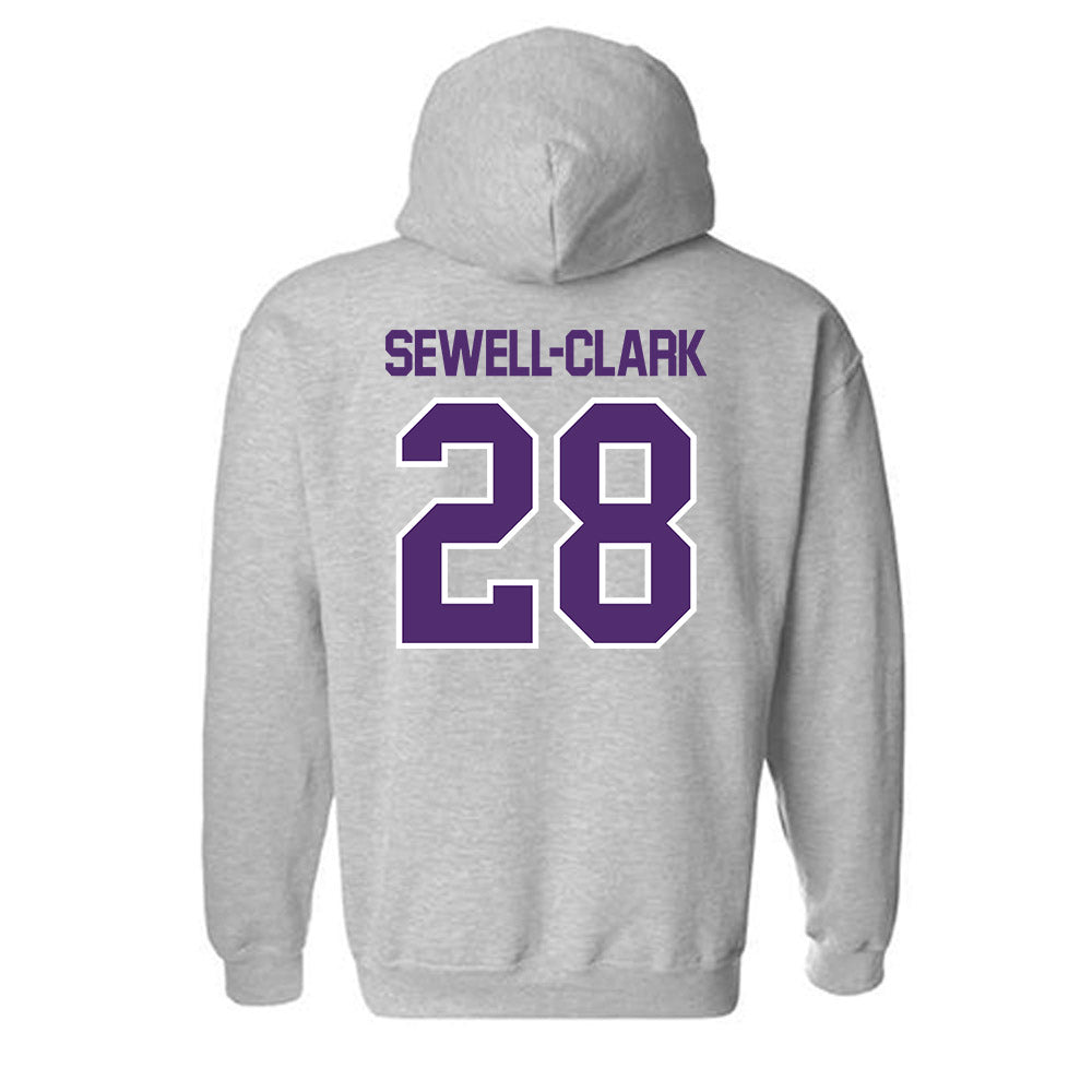 Alcorn - NCAA Football : JaCorian Sewell-Clark - Classic Shersey Hooded Sweatshirt-1