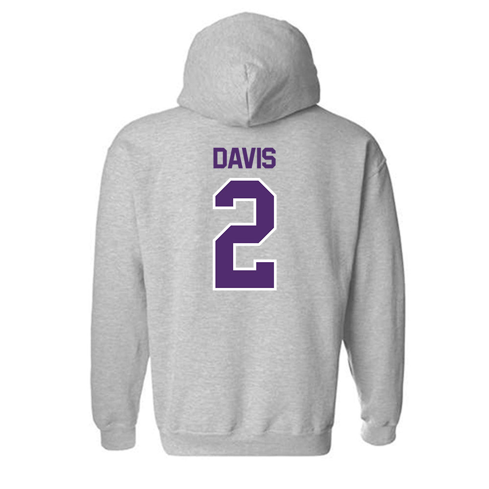 Alcorn - NCAA Baseball : Kanious Davis - Classic Shersey Hooded Sweatshirt-1