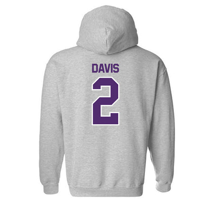 Alcorn - NCAA Baseball : Kanious Davis - Classic Shersey Hooded Sweatshirt-1