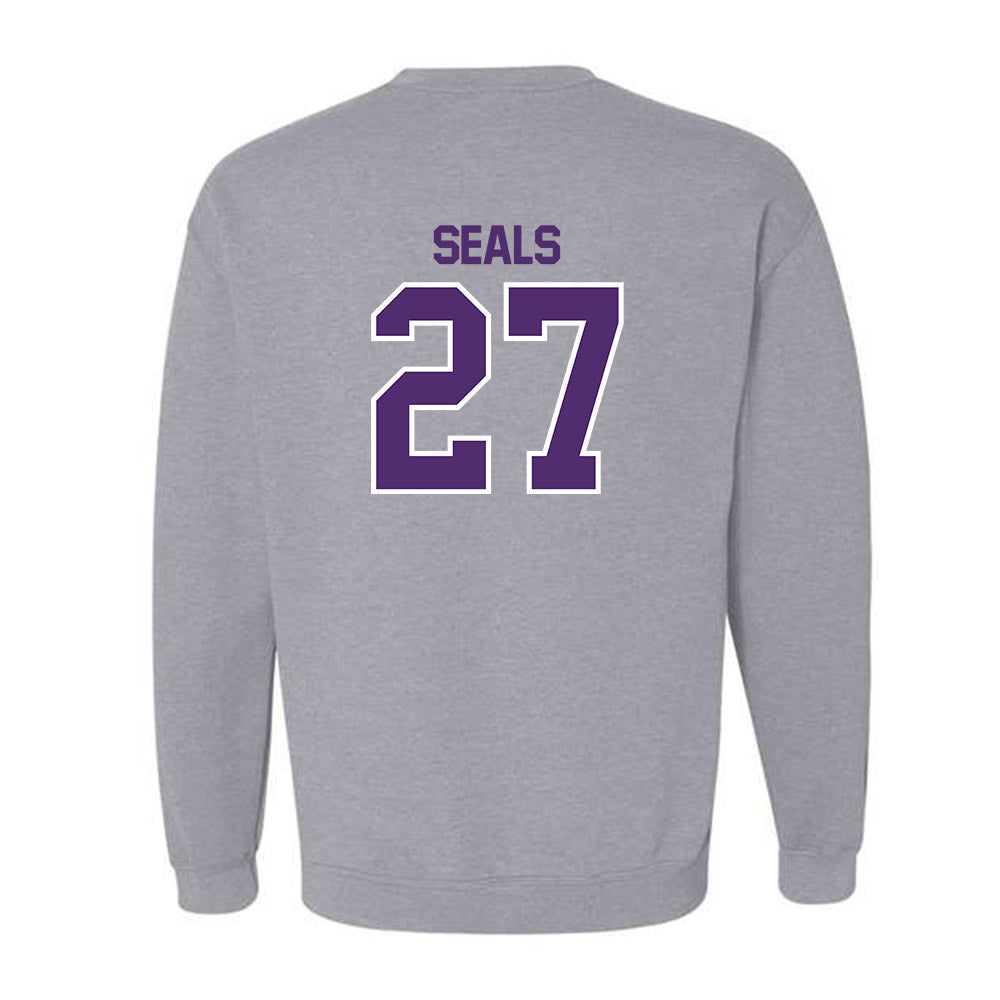 Alcorn - NCAA Football : TaRell Seals - Classic Shersey Crewneck Sweatshirt-1