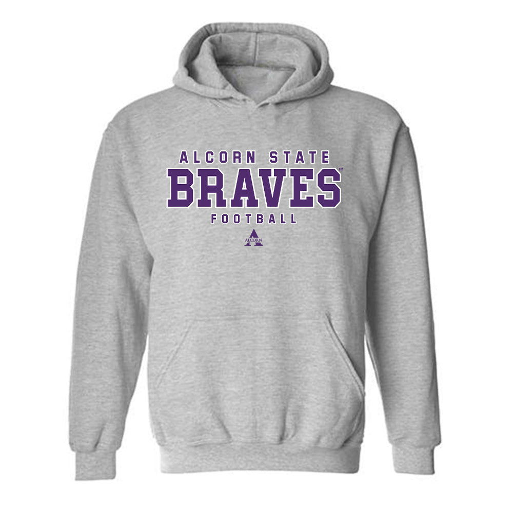 Alcorn - NCAA Football : Deitron Parker - Classic Shersey Hooded Sweatshirt-0