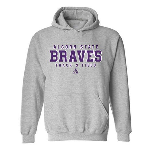 Alcorn - NCAA Men's Track & Field : Preston Summage - Classic Shersey Hooded Sweatshirt-0