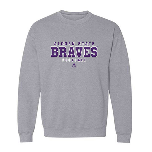 Alcorn - NCAA Football : Tayvion Haney - Classic Shersey Crewneck Sweatshirt-0