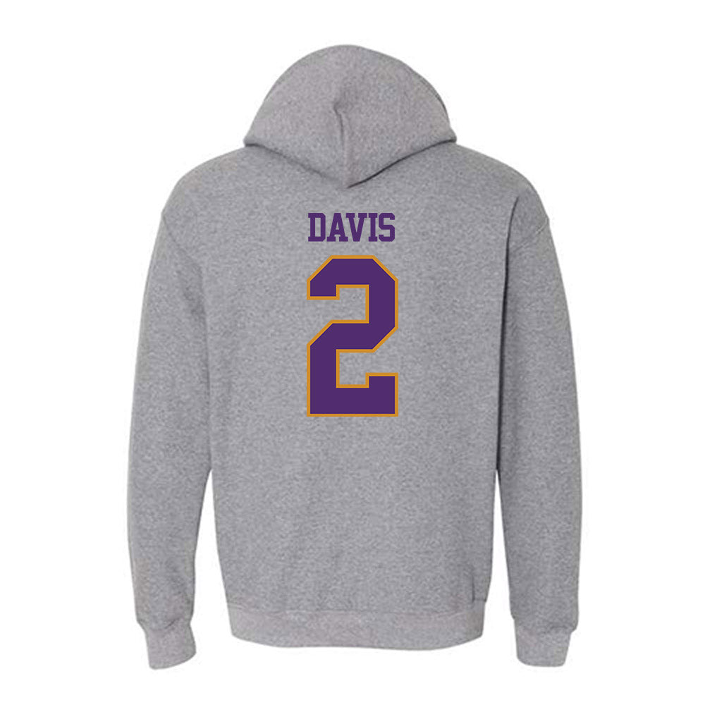 Alcorn - NCAA Baseball : Kanious Davis - Classic Shersey Hooded Sweatshirt-1
