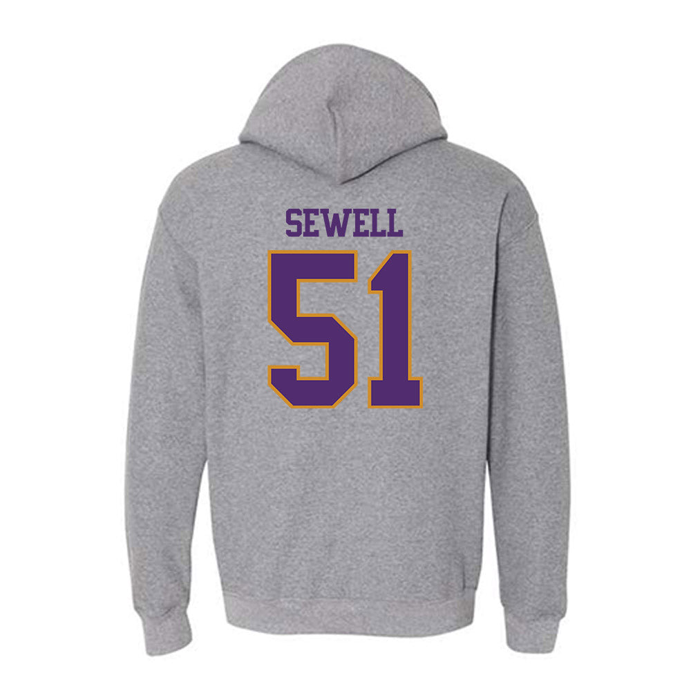 Alcorn - NCAA Football : Landen Sewell - Classic Shersey Hooded Sweatshirt-1