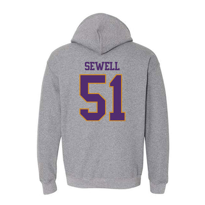 Alcorn - NCAA Football : Landen Sewell - Classic Shersey Hooded Sweatshirt-1