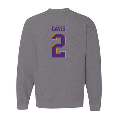 Alcorn - NCAA Baseball : Kanious Davis - Classic Shersey Crewneck Sweatshirt-1