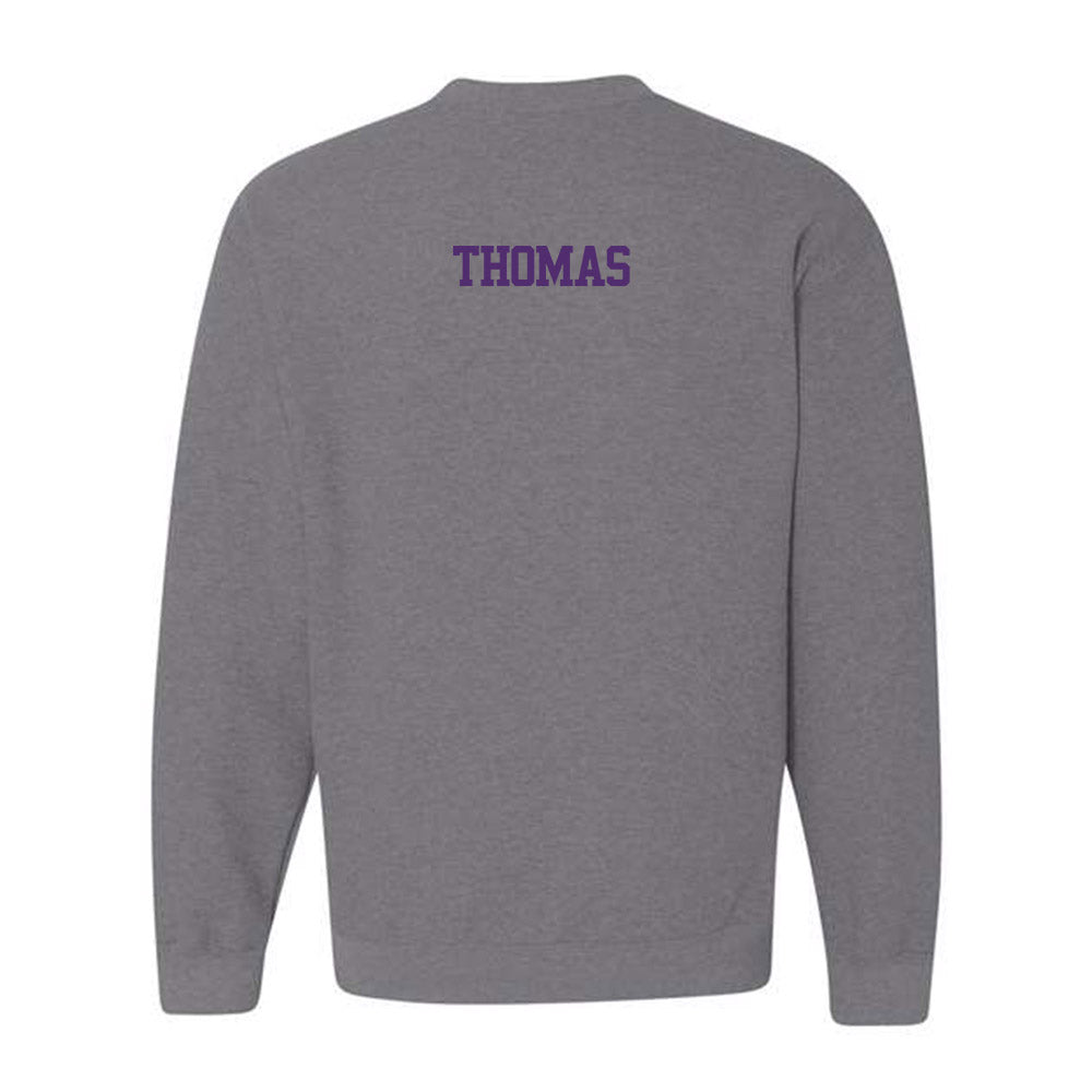 Alcorn - NCAA Men's Tennis : JjT Thomas - Classic Shersey Crewneck Sweatshirt-1