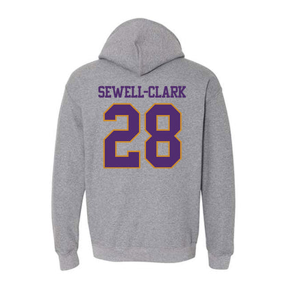 Alcorn - NCAA Football : JaCorian Sewell-Clark - Classic Shersey Hooded Sweatshirt-1