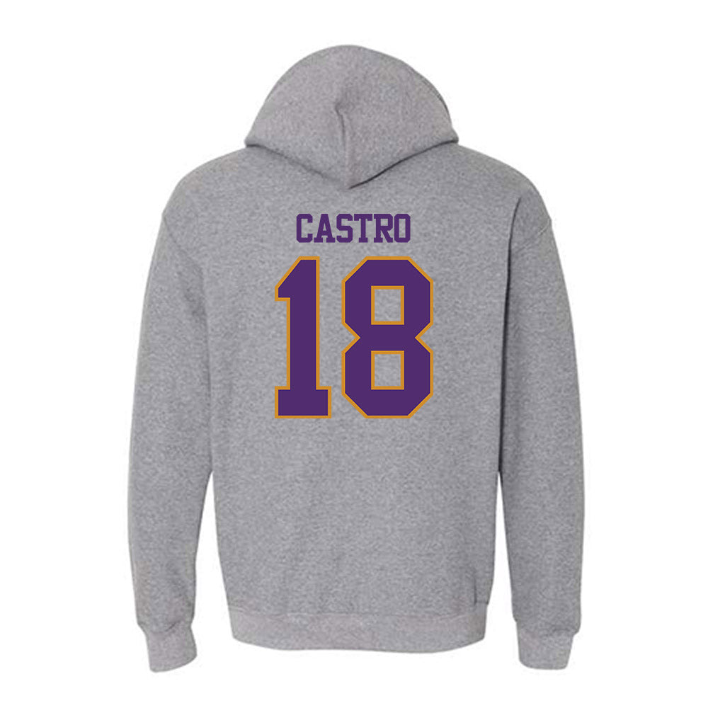 Alcorn - NCAA Baseball : Yoni Castro - Classic Shersey Hooded Sweatshirt-1