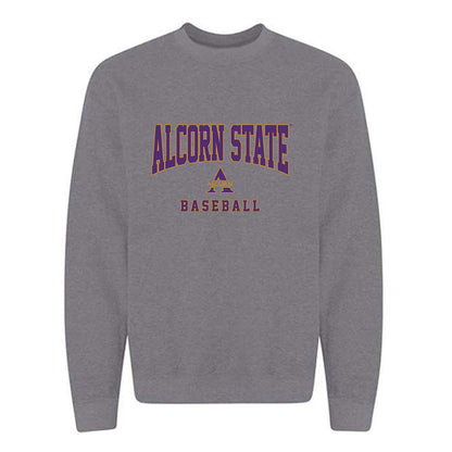 Alcorn - NCAA Baseball : Kanious Davis - Classic Shersey Crewneck Sweatshirt-0