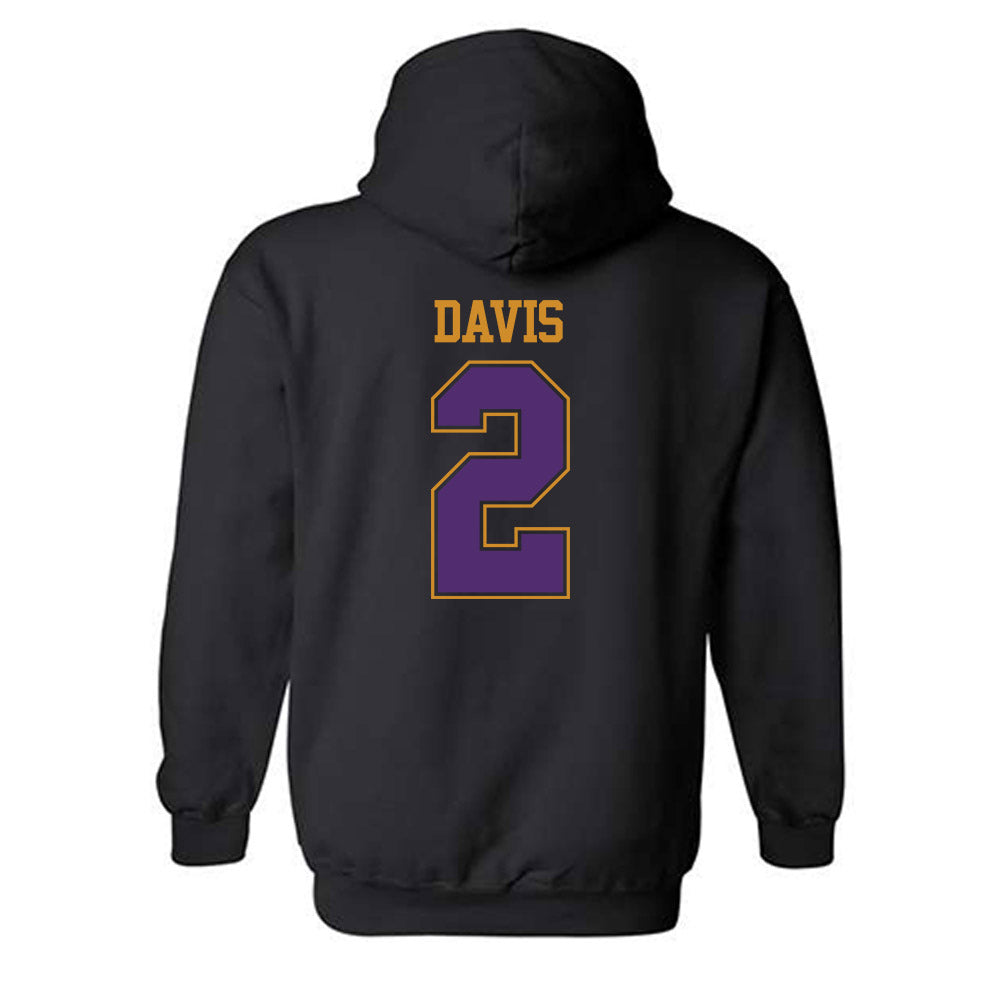 Alcorn - NCAA Baseball : Kanious Davis - Classic Shersey Hooded Sweatshirt-1