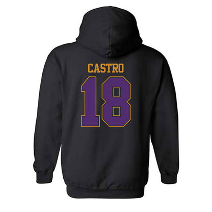 Alcorn - NCAA Baseball : Yoni Castro - Classic Shersey Hooded Sweatshirt-1
