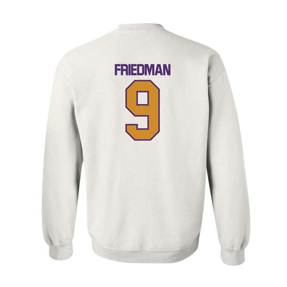 Alcorn - NCAA Baseball : Asher Friedman - Classic Shersey Crewneck Sweatshirt-1