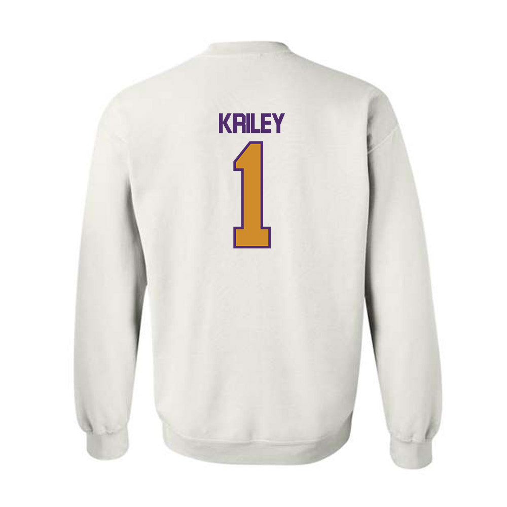 Alcorn - NCAA Baseball : Devin Kriley - Classic Shersey Crewneck Sweatshirt-1