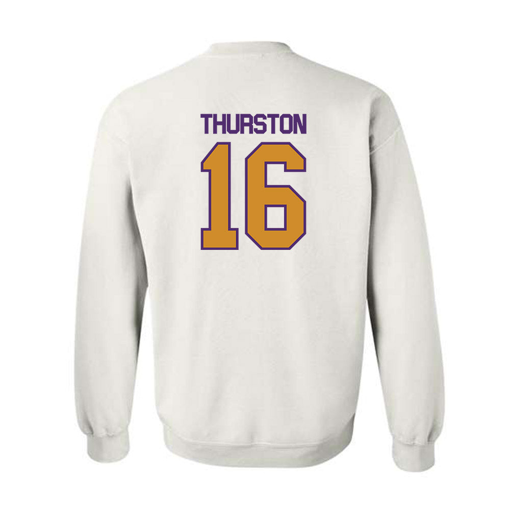 Alcorn - NCAA Baseball : Chance Thurston - Classic Shersey Crewneck Sweatshirt-1