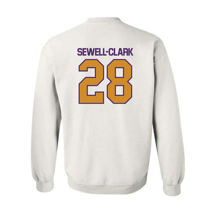 Alcorn - NCAA Football : JaCorian Sewell-Clark - Classic Shersey Crewneck Sweatshirt-1