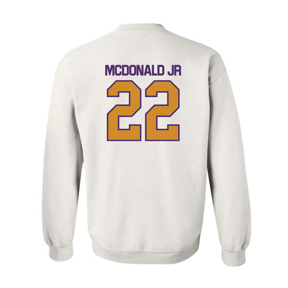 Alcorn - NCAA Football : Carl McDonald jr - Classic Shersey Crewneck Sweatshirt-1