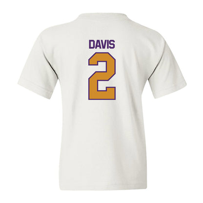 Alcorn - NCAA Baseball : Kanious Davis - Classic Shersey Youth T-Shirt-1
