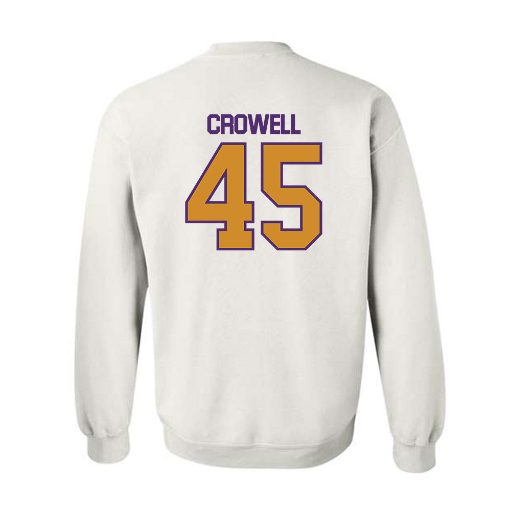 Alcorn - NCAA Football : Dillon Crowell - Classic Shersey Crewneck Sweatshirt-1