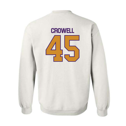 Alcorn - NCAA Football : Dillon Crowell - Classic Shersey Crewneck Sweatshirt-1