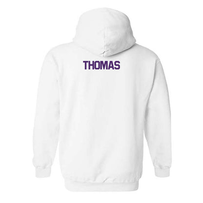Alcorn - NCAA Men's Tennis : JjT Thomas - Classic Shersey Hooded Sweatshirt-1