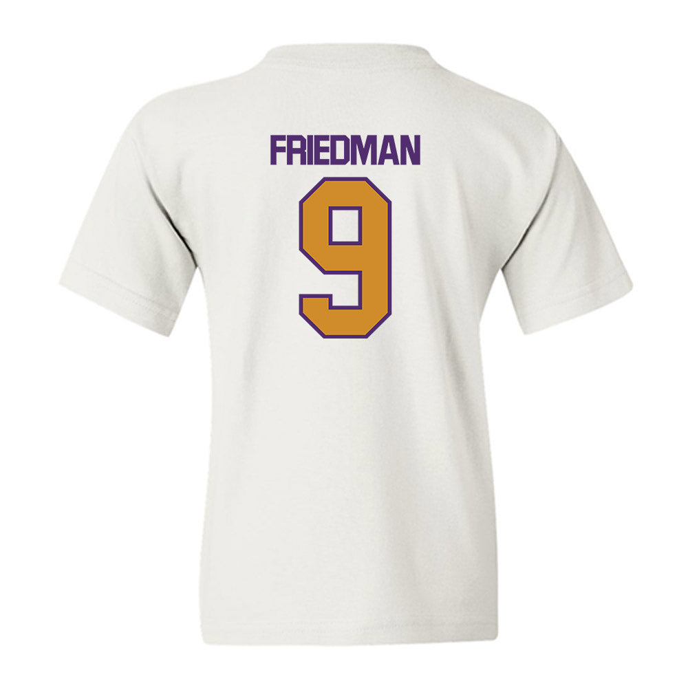 Alcorn - NCAA Baseball : Asher Friedman - Classic Shersey Youth T-Shirt-1