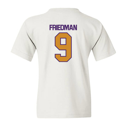 Alcorn - NCAA Baseball : Asher Friedman - Classic Shersey Youth T-Shirt-1