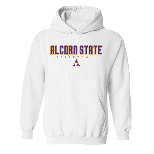 Alcorn - NCAA Women's Volleyball : Daylin Saiki - Classic Shersey Hooded Sweatshirt-0