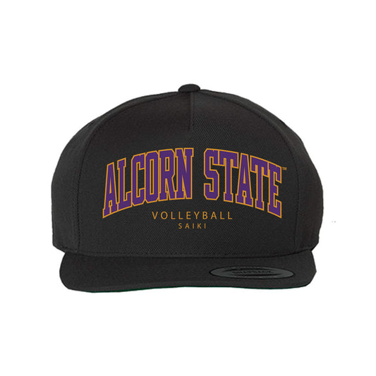Alcorn - NCAA Women's Volleyball : Daylin Saiki - Snapback Hat-0