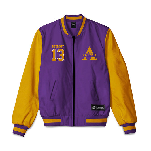Alcorn - NCAA Football : Clinton Mckinney - Bomber Jacket-0