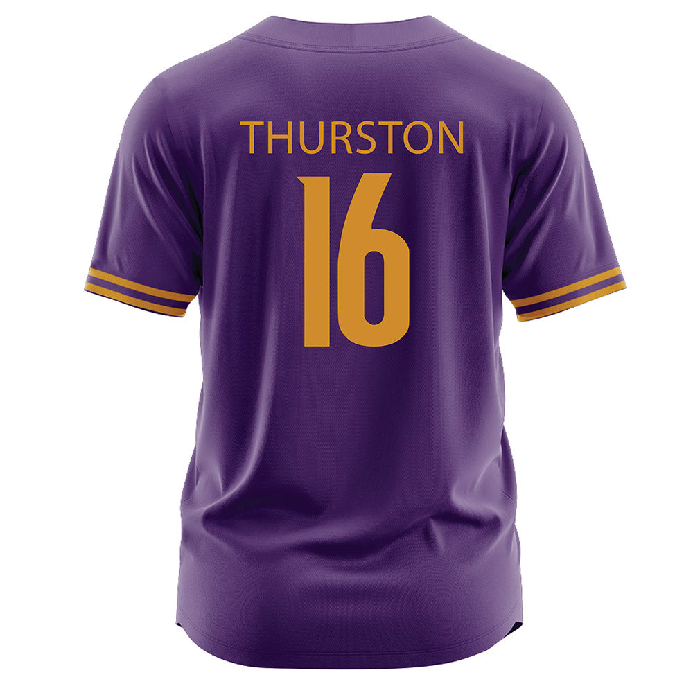Alcorn - NCAA Baseball : Chance Thurston - Purple Jersey-1