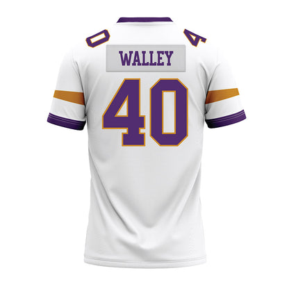 Alcorn - NCAA Football : Christopher Walley - white Premium Football Jersey-1