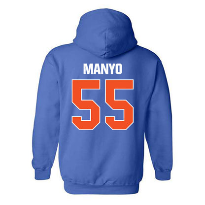 HCU - NCAA Baseball : Tyler Manyo - Classic Shersey Hooded Sweatshirt-1