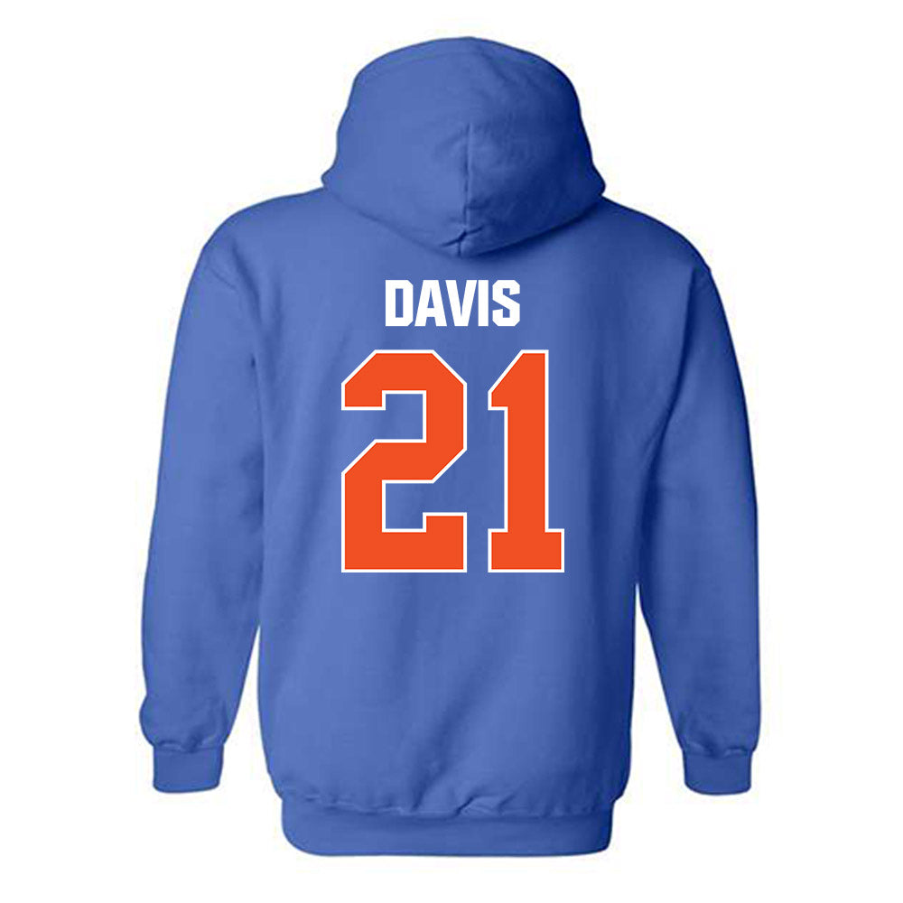 HCU - NCAA Baseball : Chase Davis - Classic Shersey Hooded Sweatshirt-1