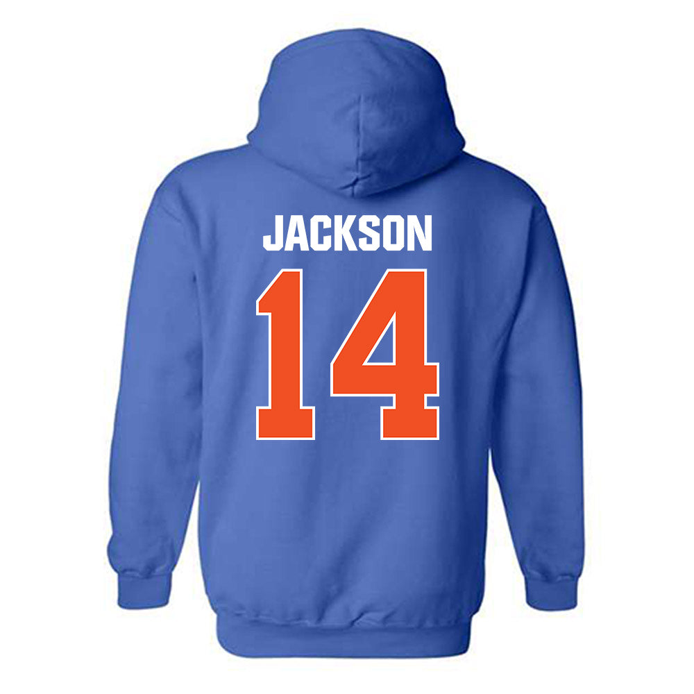 HCU - NCAA Baseball : Tyree Jackson - Classic Shersey Hooded Sweatshirt-1