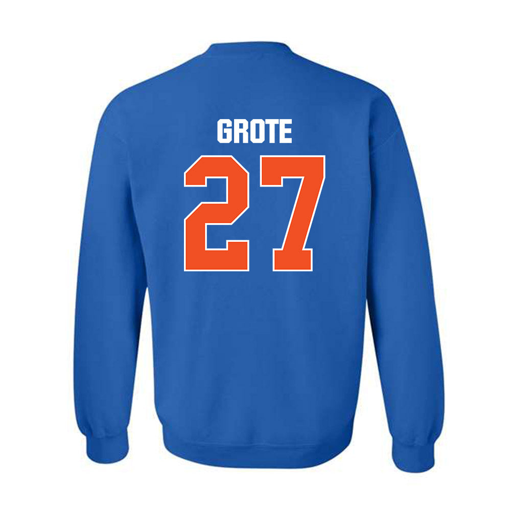 HCU - NCAA Men's Soccer : Chris Grote - Classic Shersey Crewneck Sweatshirt-1