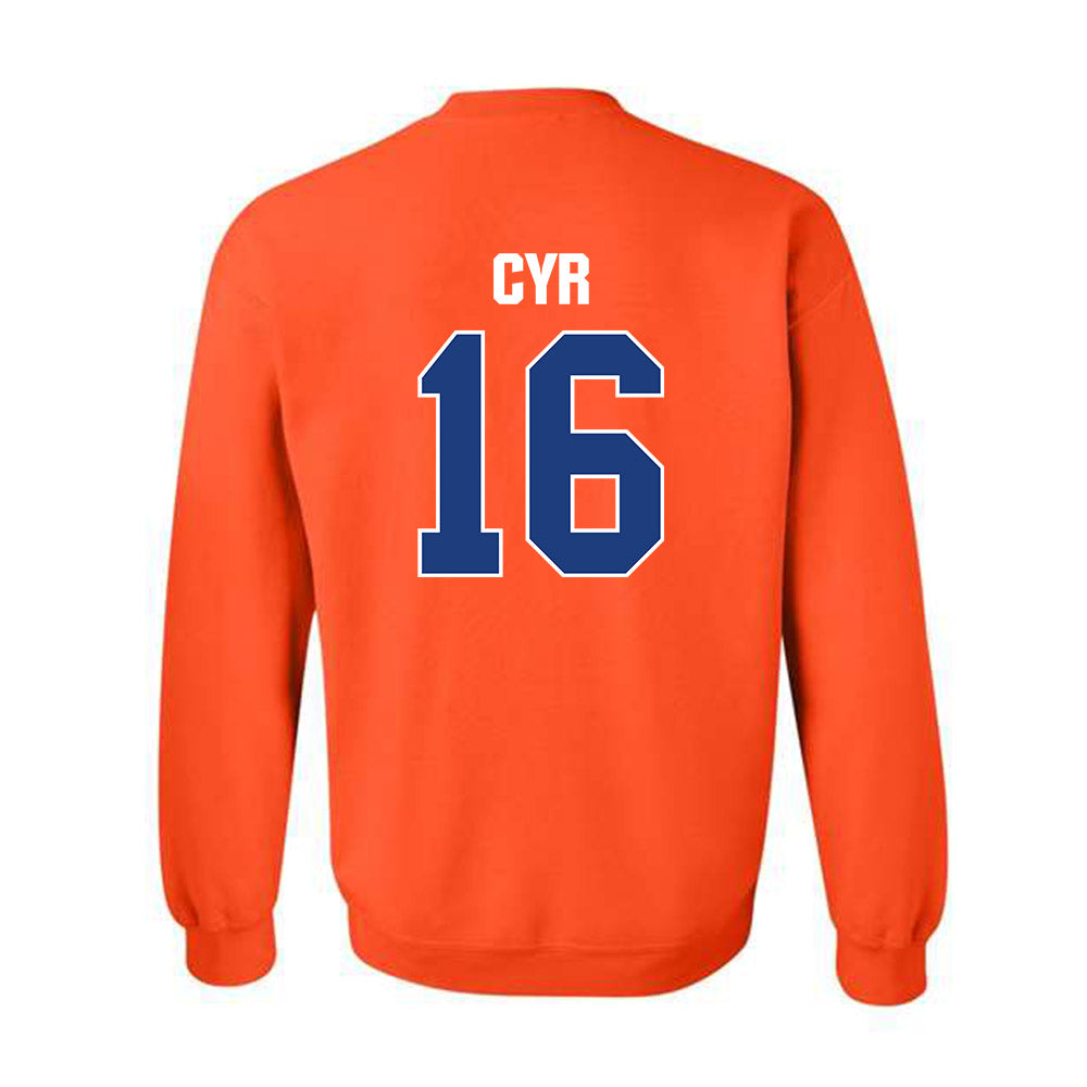 HCU - NCAA Baseball : Jacob Cyr - Classic Shersey Crewneck Sweatshirt-1